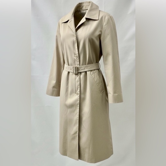 London Fog Jackets & Blazers - London Fog women's beige unlined trench coat